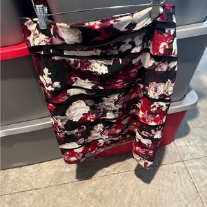 Floral Print Women's Skirt mp28